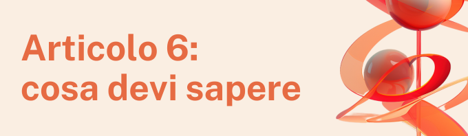 Articolo 6 medicina: come funziona